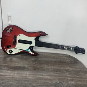 RedOctane Xbox 360 Guitar Hero 5 Wireless Cherry Controller 95905.805 No Strap